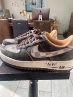 Nike Air Force 1 Low Louis Vuitton Custom Maat 40, Ophalen, Zo goed als nieuw, Bruin, Sneakers of Gympen