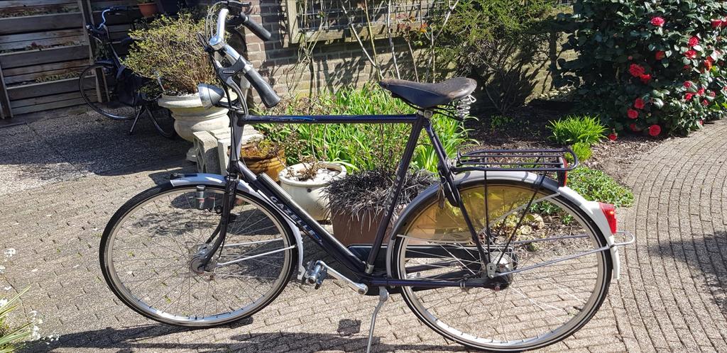 Gazelle stadsfiets - Goed onderhouden, Fietsen en Brommers, Fietsen | Heren | Herenfietsen, Gebruikt, Gazelle, 53 tot 57 cm, Velgrem