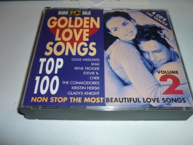 Golden love songs top 100 cd boxset met 4 cd's vol 2, Verzenden, Zo goed als nieuw, Pop, Boxset