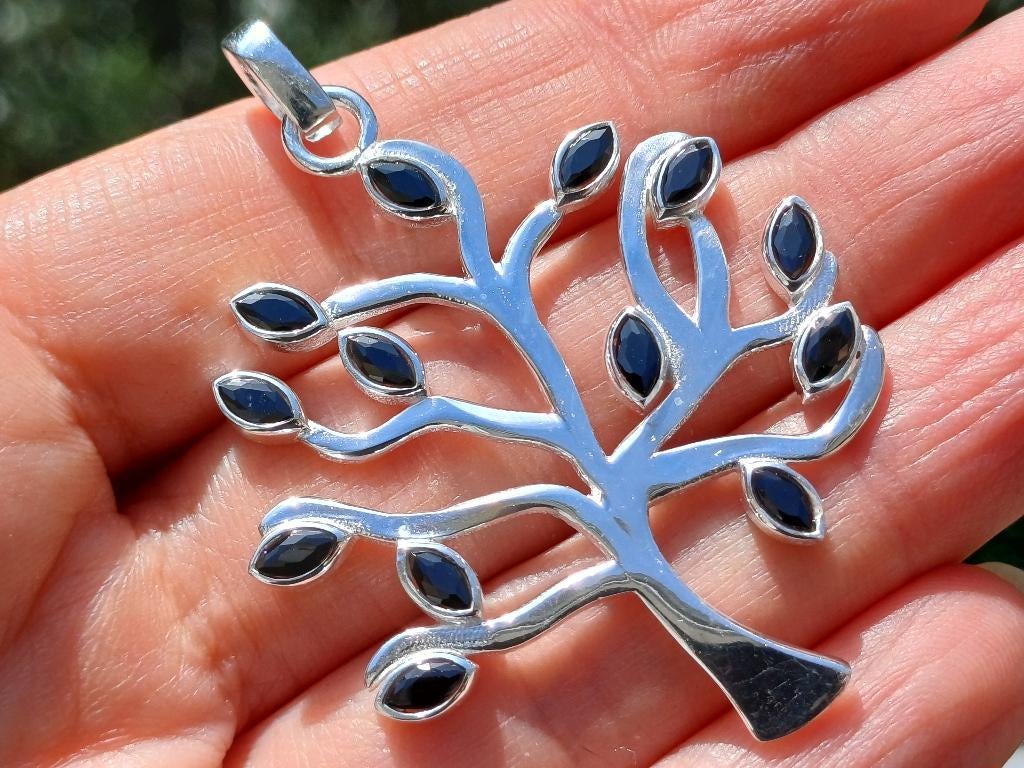 Vanoli 925 zilver kettinghanger boom / levensboom spinel, Vanoli, Nieuw, Ophalen of Verzenden, Luisatrad@hotmail.com
