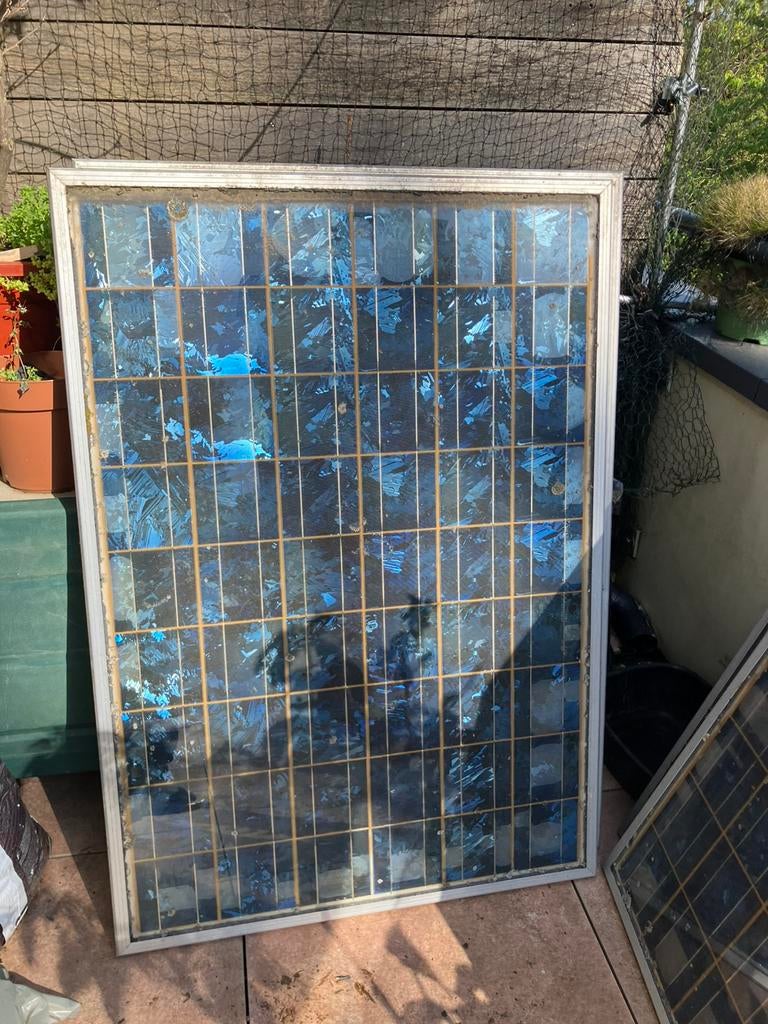 4 shell solar zonnepanelen met 4 soladin omvormers, Ophalen, Gebruikt, Overige typen