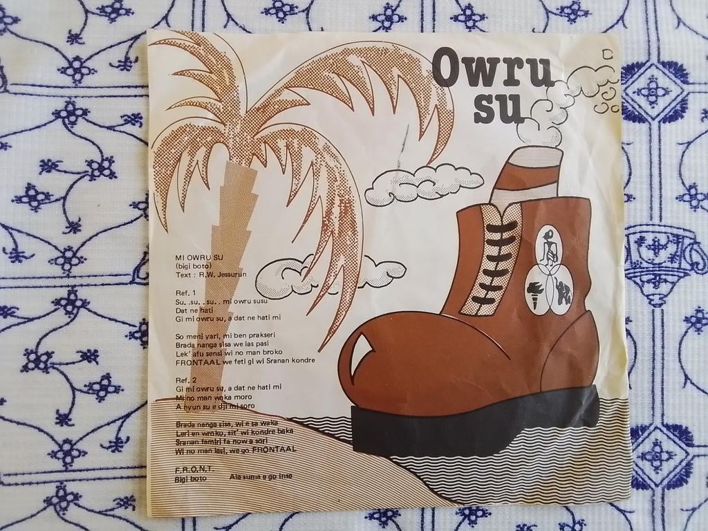 Sensora surinamesa            Mi owru su, Ophalen of Verzenden, Zo goed als nieuw, Pop, Single