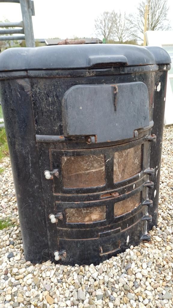 Oude Kolenkachel / Allesbrander - Vintage Kachel, Ophalen, Gebruikt, Overige brandstoffen, Vrijstaand
