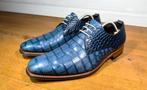 Floris van Bommel herenschoenen maat 8,5 / 42,5, Ophalen, Blauw, Floris van Bommel, Zo goed als nieuw