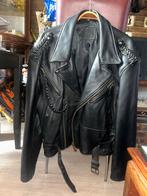 Hein genricke - leren jas, Ophalen, Zo goed als nieuw, Maat 46/48 (XL) of groter, Zwart
