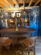 Antieke bar barset bruin cafe kroeg man cave overkapping, Ophalen of Verzenden, Zo goed als nieuw
