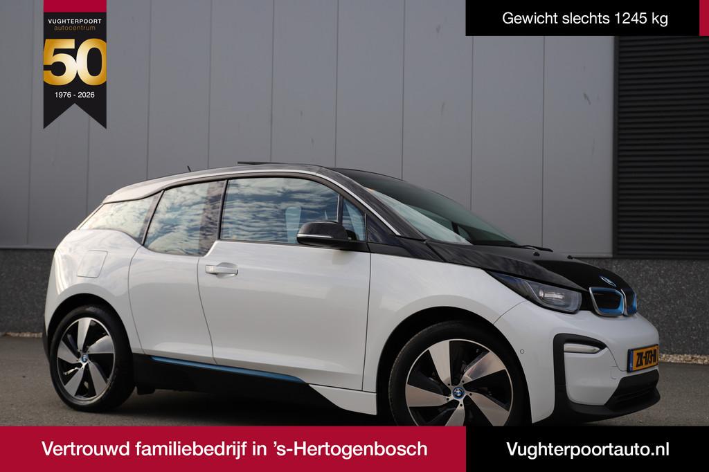 BMW i3 Executive 120Ah 42 kWh/Schuifdak/Navi-pro/Camera/W-po, Automaat, Achterwielaandrijving, 4 stoelen, Wit