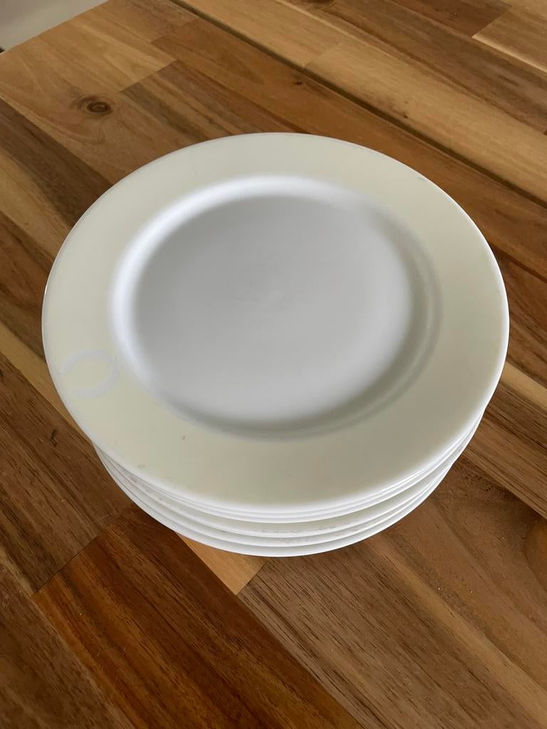 Hema gebaksbordjes 10 stuks servies, Ophalen, Gebruikt, Bord(en), Overige stijlen