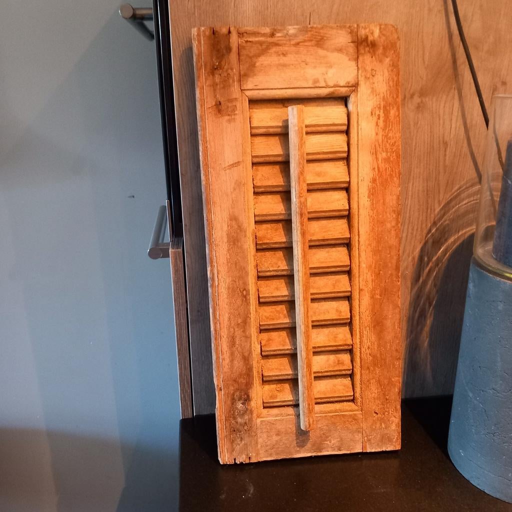 Raam schutter woondecoratie Luik landelijk, Ophalen of Verzenden, Zo goed als nieuw