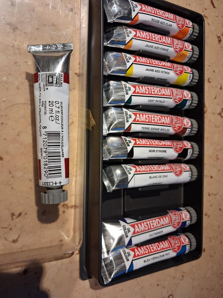 Amsterdam Olieverf Set - 10 tubes, Hobby en Vrije tijd, Ophalen of Verzenden, Nieuw, Acrylverf