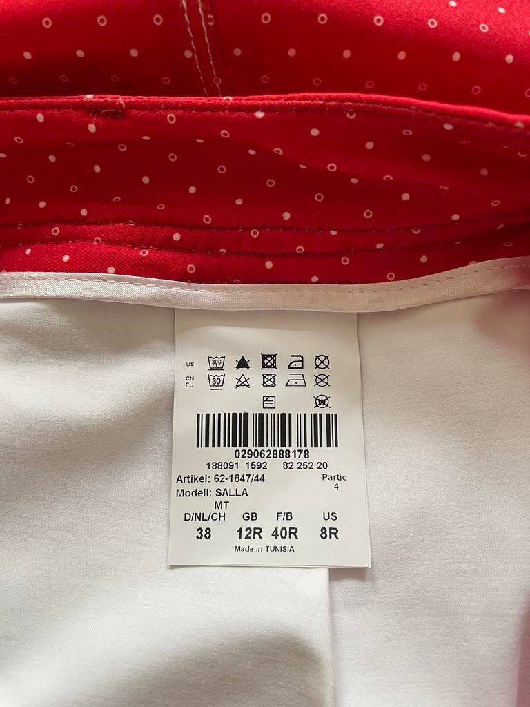 Rood Golfrokje met Witte Stippen - Maat 38, Kleding | Dames, Maat 38/40 (M), Ophalen of Verzenden, Zo goed als nieuw, Boven de knie