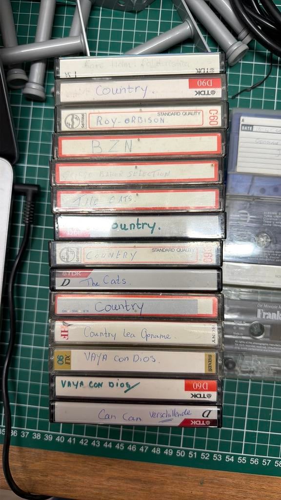 Cassette bandjes, Cd's en Dvd's, Cassettebandjes, Gebruikt, 2 t/m 25 bandjes, Overige genres, Ophalen of Verzenden