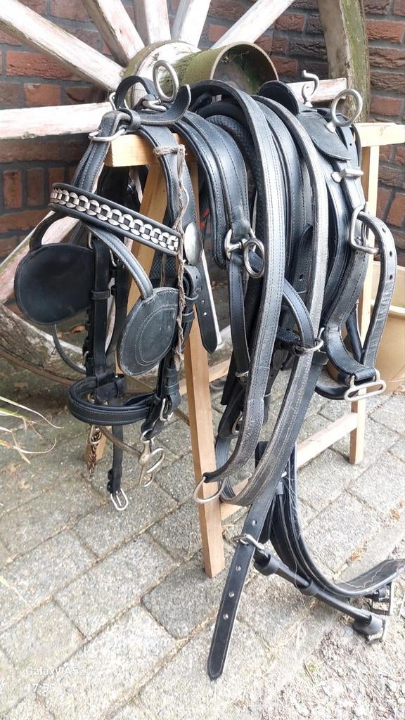 Pony tuig / mentuig, Dieren en Toebehoren, Paarden en Pony's | Hoofdstellen en Tuigage, Ophalen of Verzenden, Gebruikt, Overige soorten