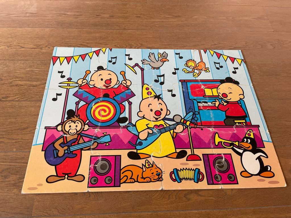 Grondpuzzel van Bumba 12 stukken, Ophalen of Verzenden, 10 tot 50 stukjes, Gebruikt, 2 tot 4 jaar
