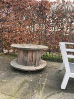 Kabelhaspel op wielen, Ophalen, Gebruikt, Rond, Hout