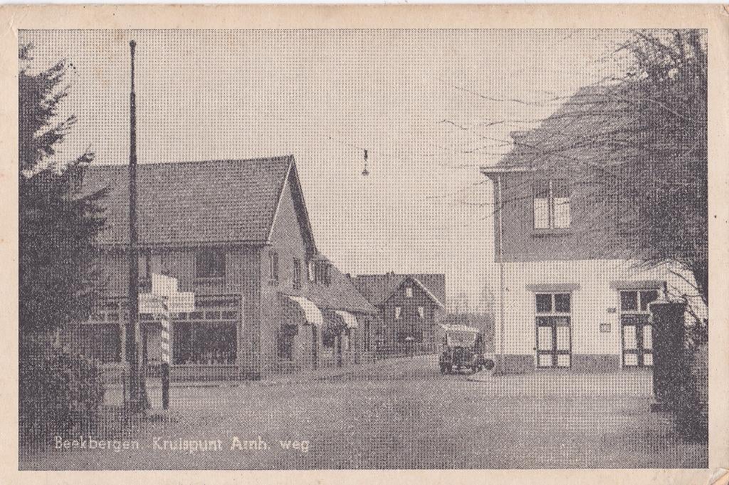 Beekbergen Kruispunt Arnh. weg, Ophalen of Verzenden, 1940 tot 1960, Gelopen, Gelderland