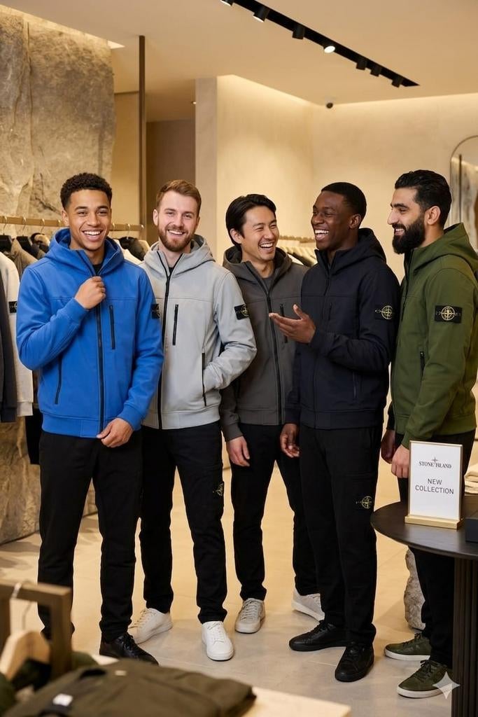 PARTIJ ZOMERJASSEN STONE PJS CANADA MONCLER PARTIJ, Kleding | Heren, Ophalen of Verzenden, Nieuw, Overige maten, Zwart