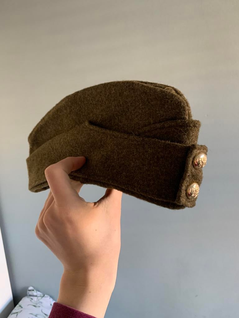 MVO schuitje/sidecap koninklijke landmacht jaren 50 maat 58, Verzenden, Landmacht, Nederland, Helm of Baret