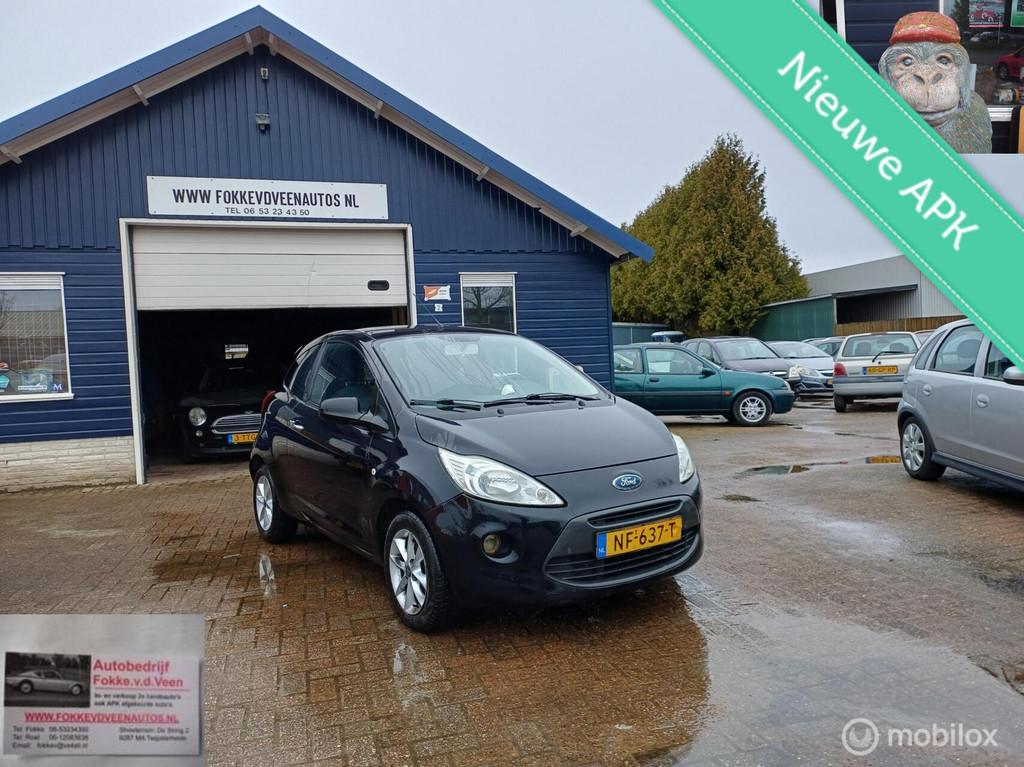 Ford Ka 1.2 Titanium Garantie, alle inriul mogelijk, Auto's, Ford, Te koop, Ka, ABS, Airbags, Airconditioning, Alarm, Boordcomputer