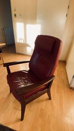 Farstrup Sta-op Stoel - Bordo Leer - 160-175cm, Huis en Inrichting, Stoelen, Ophalen, Gebruikt, Modern, Ergonomisch, Eén