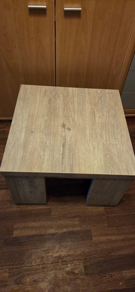 Vierkante salontafel Lamulux 60x60 cm, Ophalen, Overige materialen, Gebruikt, Vierkant