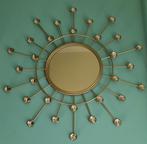 Zonnespiegel met kristallen - Decoratieve wandspiegel, Huis en Inrichting, Woonaccessoires | Spiegels, Ophalen of Verzenden, Zo goed als nieuw