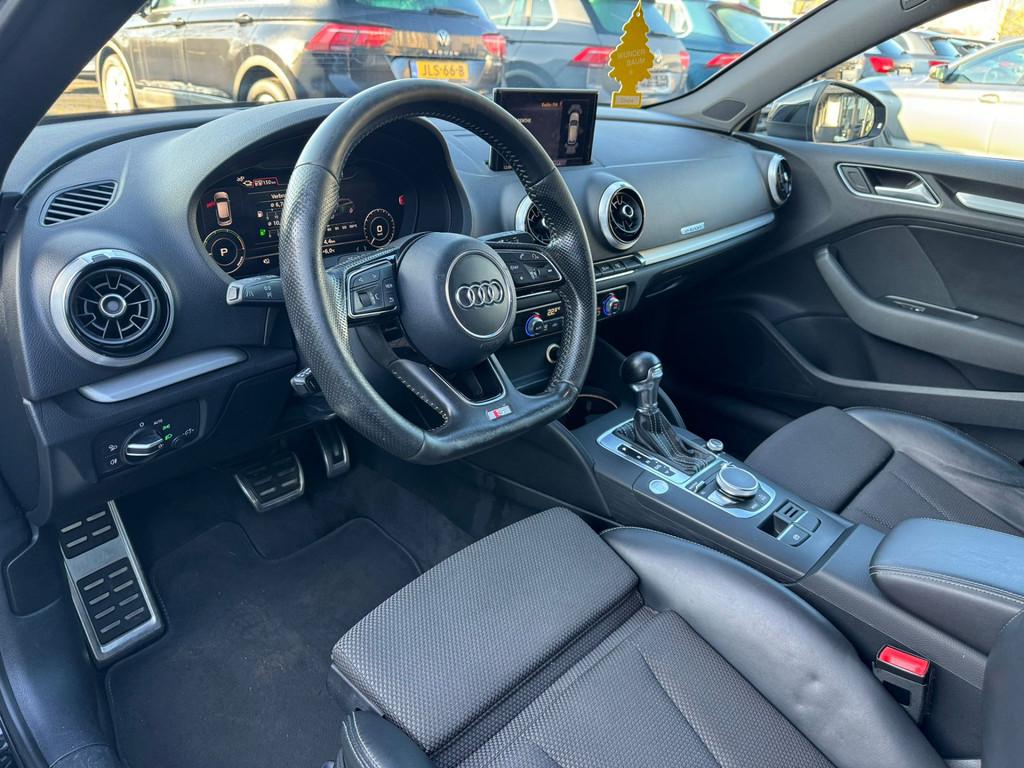 Audi A3 Sportback 1.4 e-tron s line virtual cockpit, trekhaa, Auto's, Gebruikt, 4 cilinders, Leder en Stof, Zwart