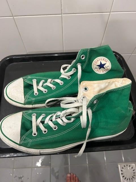 Schoenen Converse/allstars maat 12 groen, Ophalen of Verzenden, Zo goed als nieuw, Overige kleuren