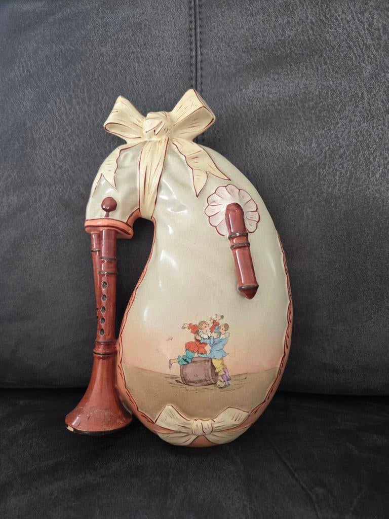 Doedelzak antiek, Ophalen of Verzenden, Gebruikt, Beeldje of Poppetje