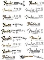 16 waterslide restoratie decals, Ophalen of Verzenden, Nieuw, Elektrische gitaar
