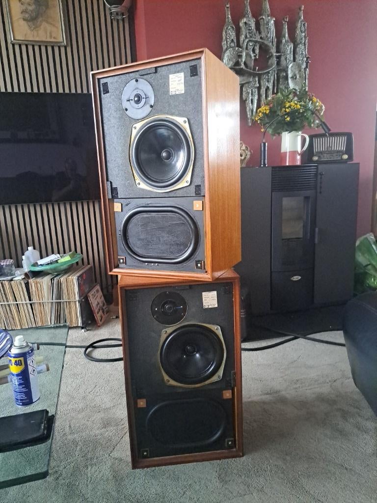 Kef cadensa nr 1024, Audio, Tv en Foto, Luidsprekers, Zo goed als nieuw, 120 watt of meer, Front, Rear of Stereo speakers, Ophalen