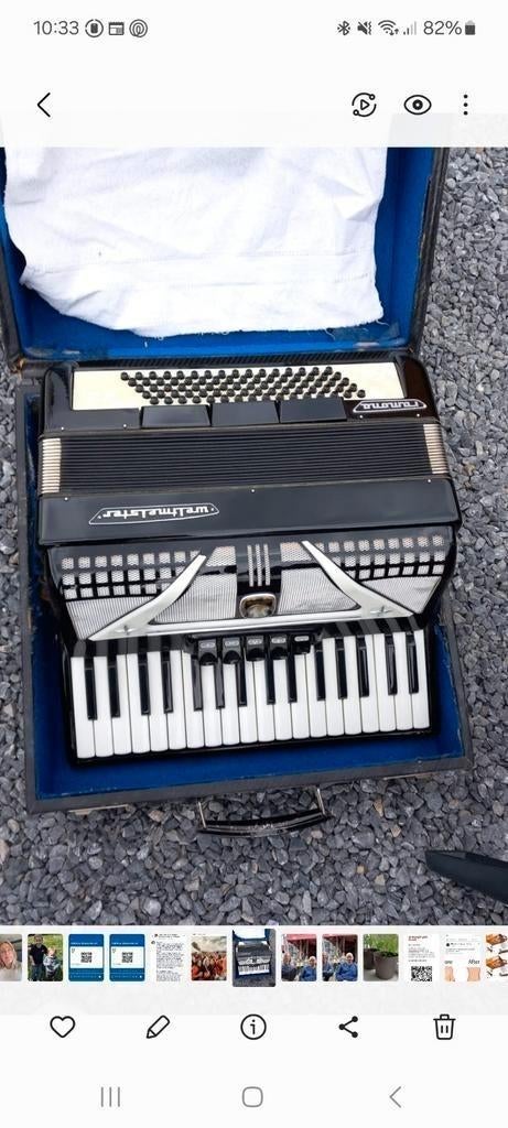 Accordeon, Ophalen of Verzenden, Overige merken