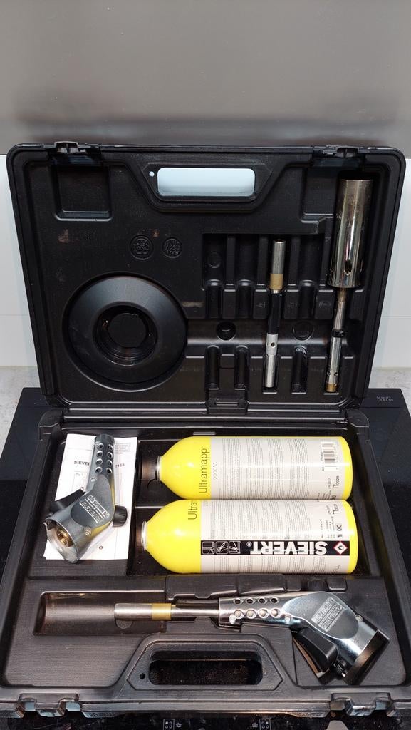 Sievert Metaljet Branderset 2155 - Hard- & Zachtsolderen, Doe-het-zelf en Verbouw, Gereedschap | Lasapparaten, Gebruikt, Overige typen