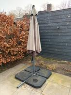 Zweefparasol met voet - Ideaal voor terras of tuin, Ophalen, 2 tot 3 meter, Zweefparasol, Verstelbaar