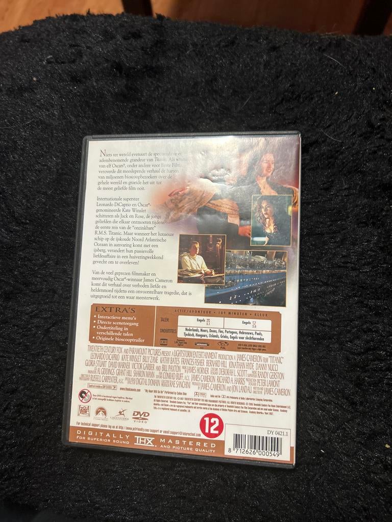 Titanic DVD - Oscarwinnende Film met Leonardo DiCaprio, Vanaf 12 jaar, Ophalen of Verzenden, Gebruikt, Overige genres