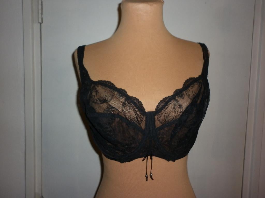 beugelBh  maat 80F  full-cup merk :  Barbara , Verzenden, Zwart, BH