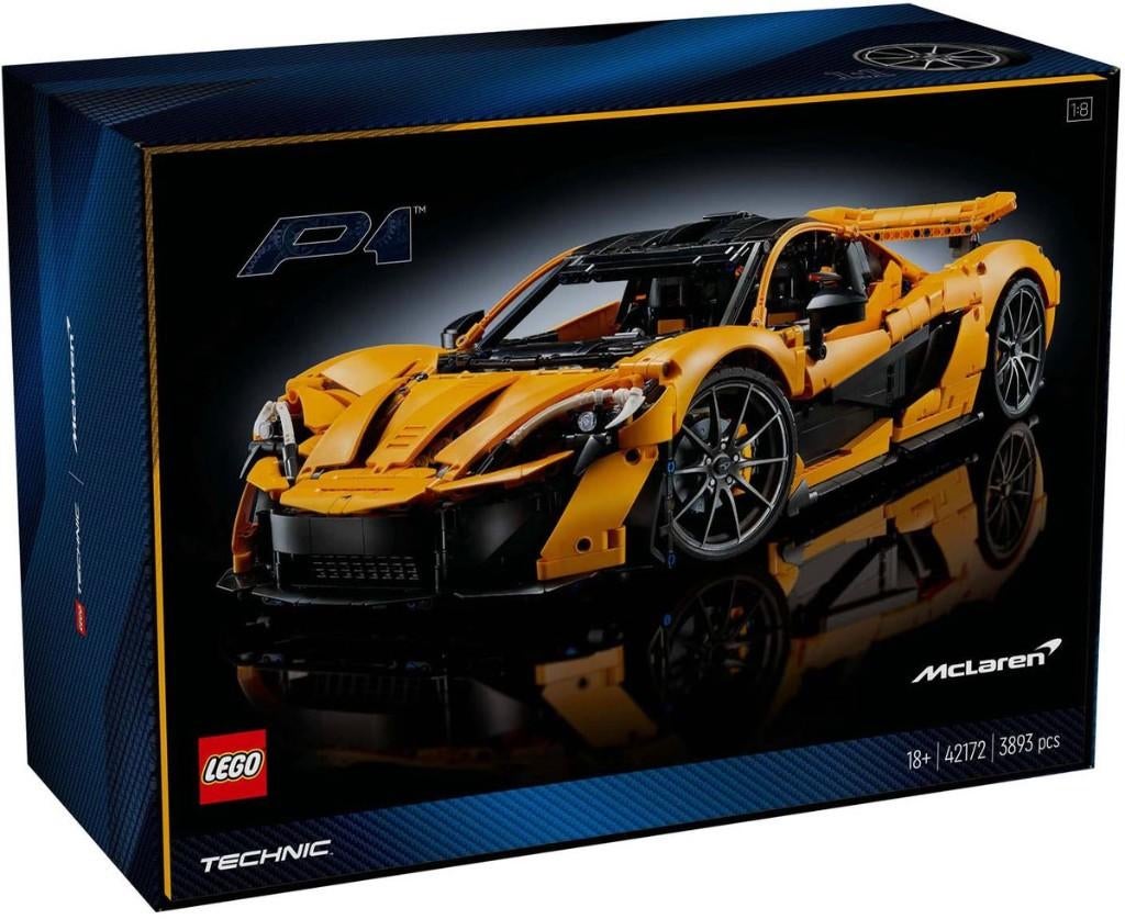 Lego Technic McLaren P1 hypercar 42172, Lego, Nieuw, Ophalen of Verzenden, Technic