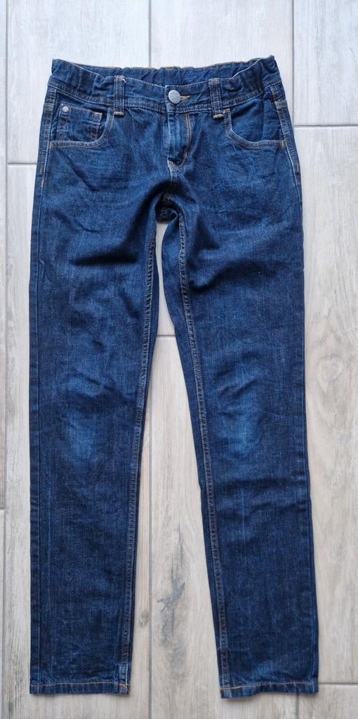 164 Zgan D.blauwe regular fit spijkerbroek, Kinderen en Baby's, Kinderkleding | Maat 164, Broek, Ophalen of Verzenden, Zo goed als nieuw