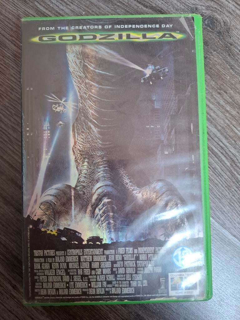 Godzilla VHS - Klassieke Monsterfilm, Cd's en Dvd's, Vanaf 12 jaar, Ophalen of Verzenden, Gebruikt, Science Fiction en Fantasy
