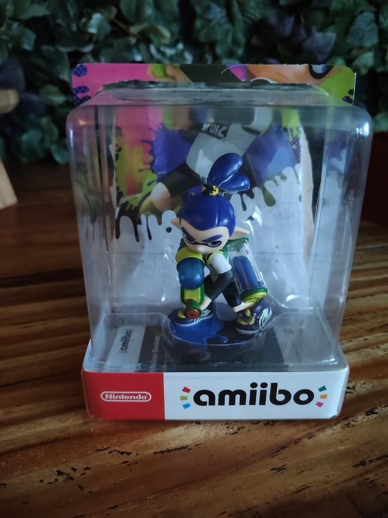 Nintendo amiibo Splatoon Inkling Boy (Blauw), 1 speler, Ophalen of Verzenden, Zo goed als nieuw, Vanaf 7 jaar