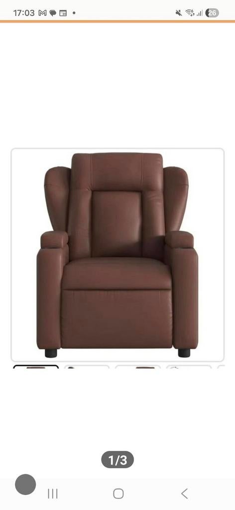 Relaxstoel/fauteuil, Ophalen, 50 tot 75 cm