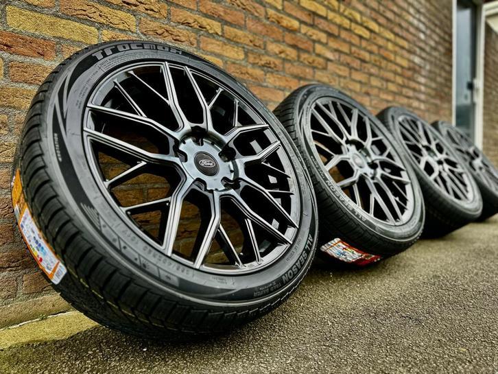 Ford Transit Custom velgen 20 inch zwart mirror verzwaard, Niet ingevuld, Bestelwagen, 255 mm, Banden en Velgen