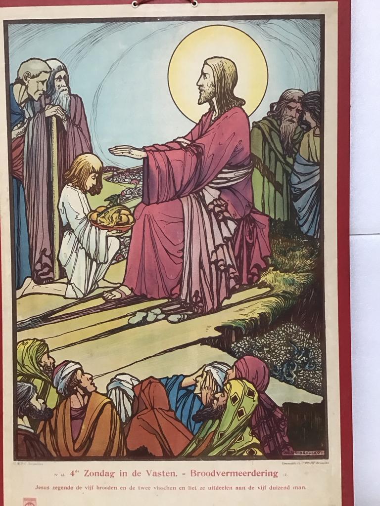 21 Religieuze Prenten - Bijbelse Voorstellingen, Ophalen of Verzenden, Geschiedenis