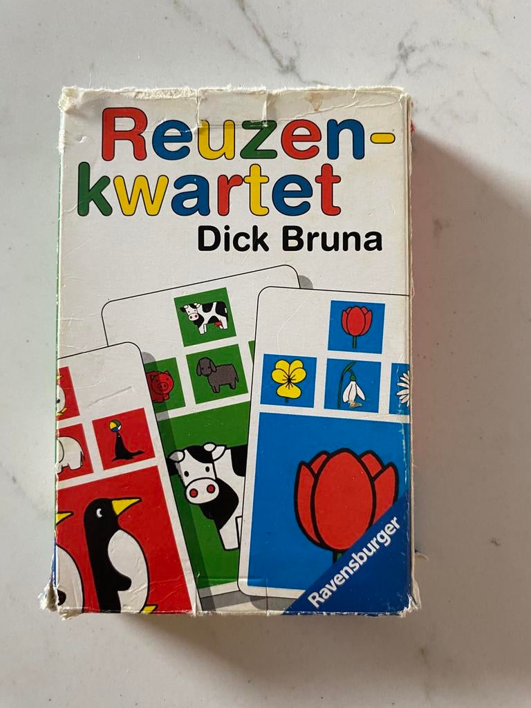 Dick bruna reuzenkwartet, Verzamelen, Speelkaarten, Jokers en Kwartetten, Ophalen, Gebruikt, Kwartet(ten)