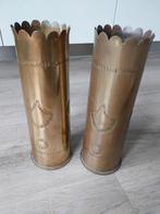 Trench Art - Britse 18 Pounder hulzen 1917, Antiek en Kunst, Ophalen