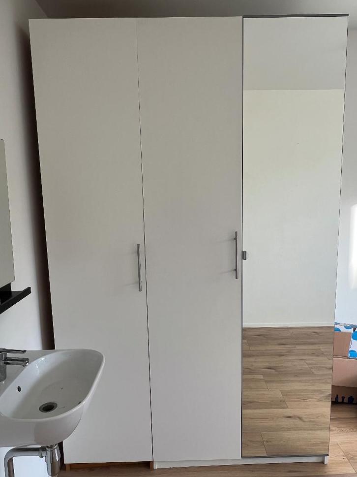 Pax IKEA kledingkast met spiegeldeur– 240x150x60 cm, Huis en Inrichting, Kasten | Kledingkasten, Gebruikt, 200 cm of meer, 100 tot 150 cm
