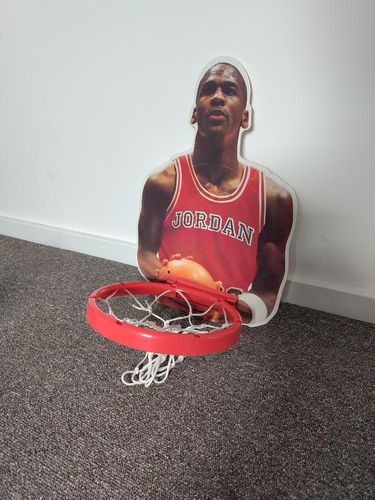Te koop aangeboden: Michael Jordan mini basket., Ophalen of Verzenden, Ring, Bord of Paal