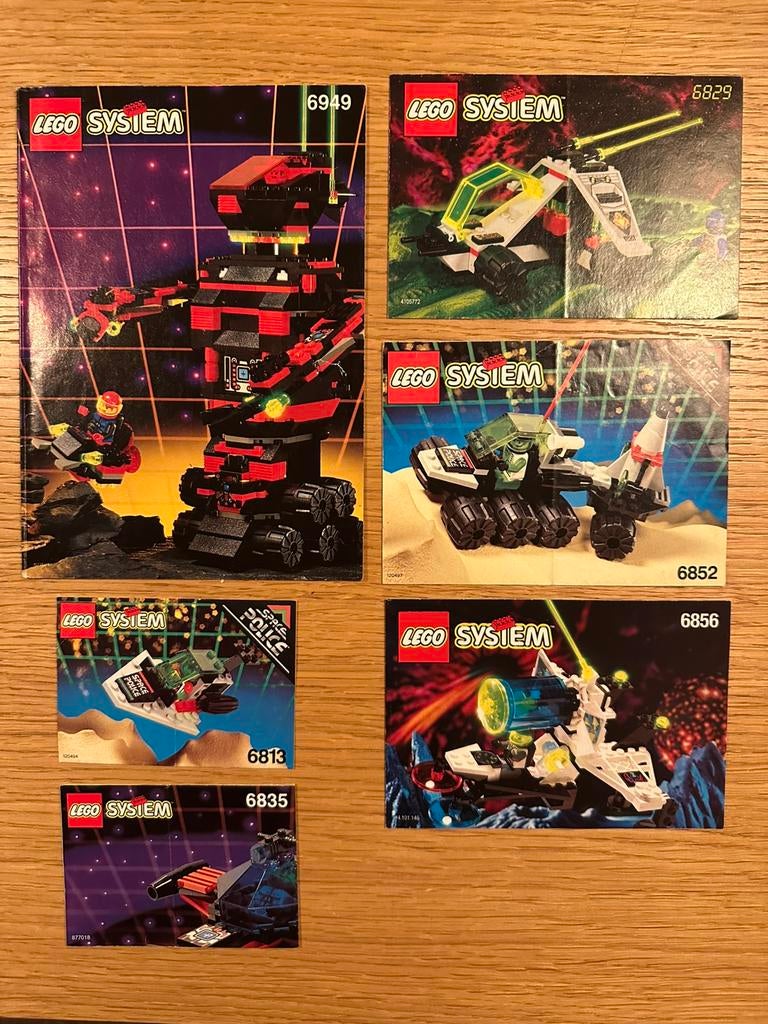 Lego space instructies 6949, 6852, 6829 etc, Ophalen of Verzenden, Zo goed als nieuw