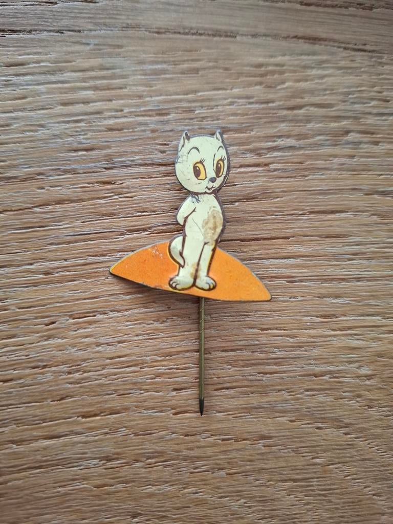 Speldje prikker pin van Tom Poes van Maarten Toonder, Verzamelen, Speldjes, Pins en Buttons, Ophalen of Verzenden