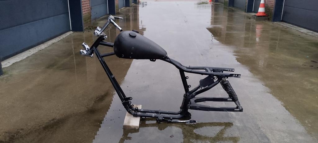 Eigenbouw frame /kenteken 883 chopper bobber Caferacer, Ophalen, Gebruikt